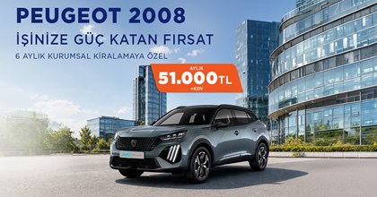 Peugeot  2008 İşinize Güç Katan Fırsat   